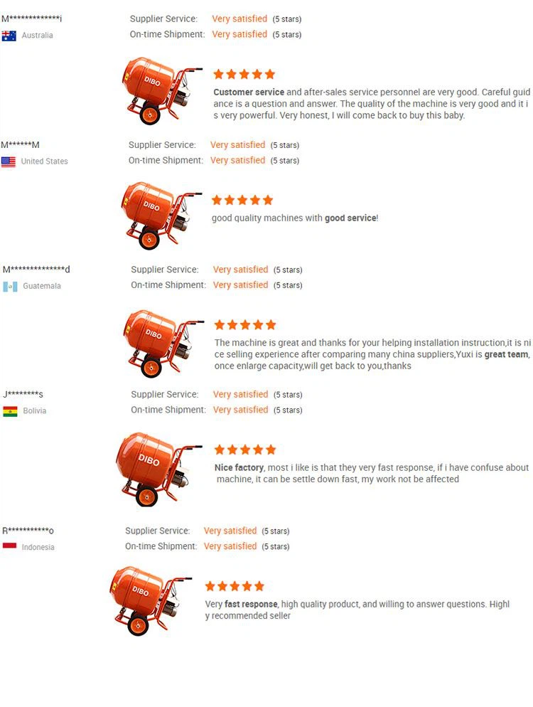 Customers'feedback