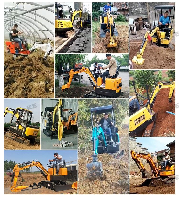 mini excavator function