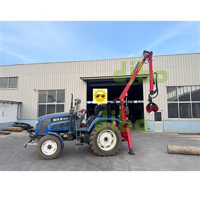 Crane de madera de enganche de 3 puntos
